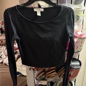 Forever 21 Classic Black Crop Top